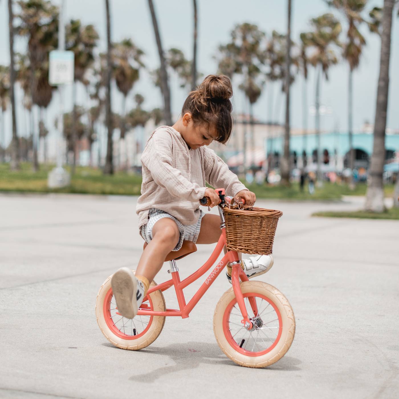 BANWOOD BALANCE BIKE FIRST GO VINTAGE - CORAL