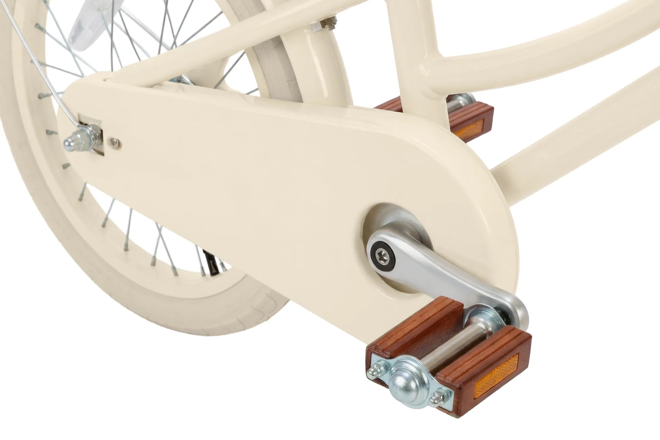 Banwood Classic 16" Kids Bike Cream — Pedal Bicycle with Stabilisers Age 5-7