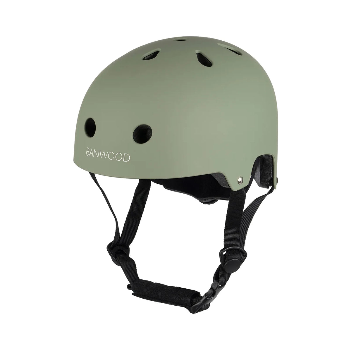 Banwood kids bike helmet in Forest