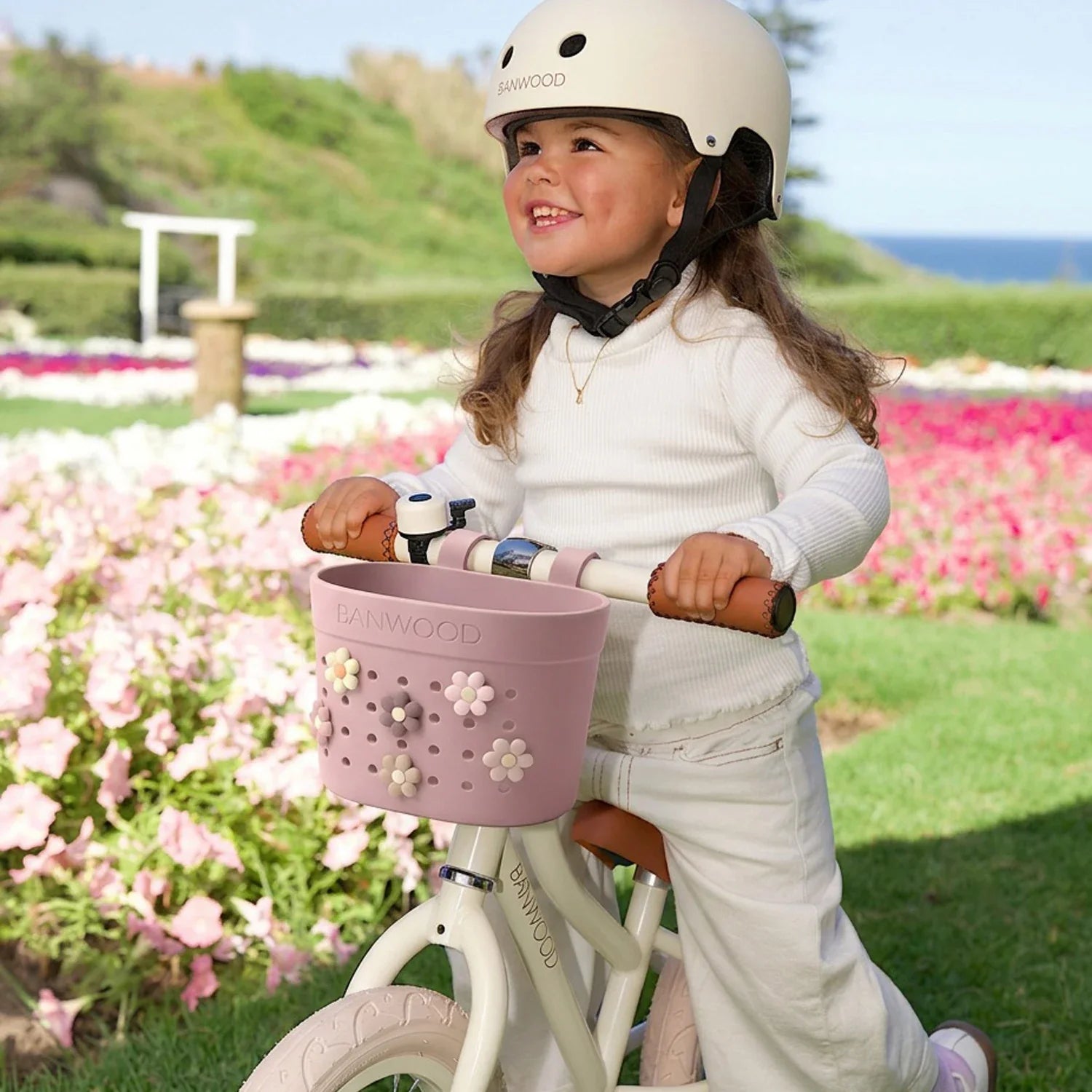 PIN & RIDE BASKET BANWOOD - DUSTY ROSE
