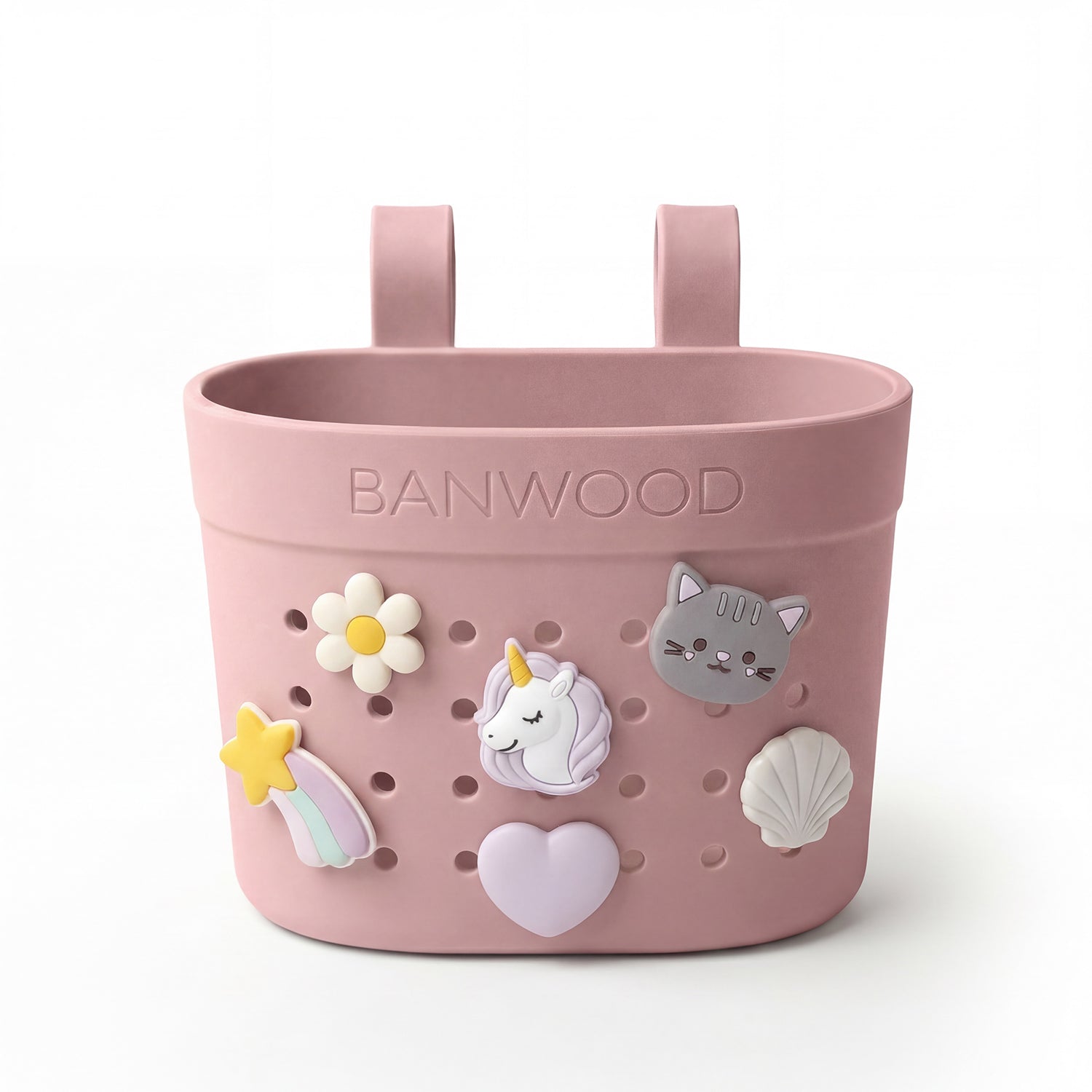 PIN & RIDE BASKET BANWOOD - DUSTY ROSE