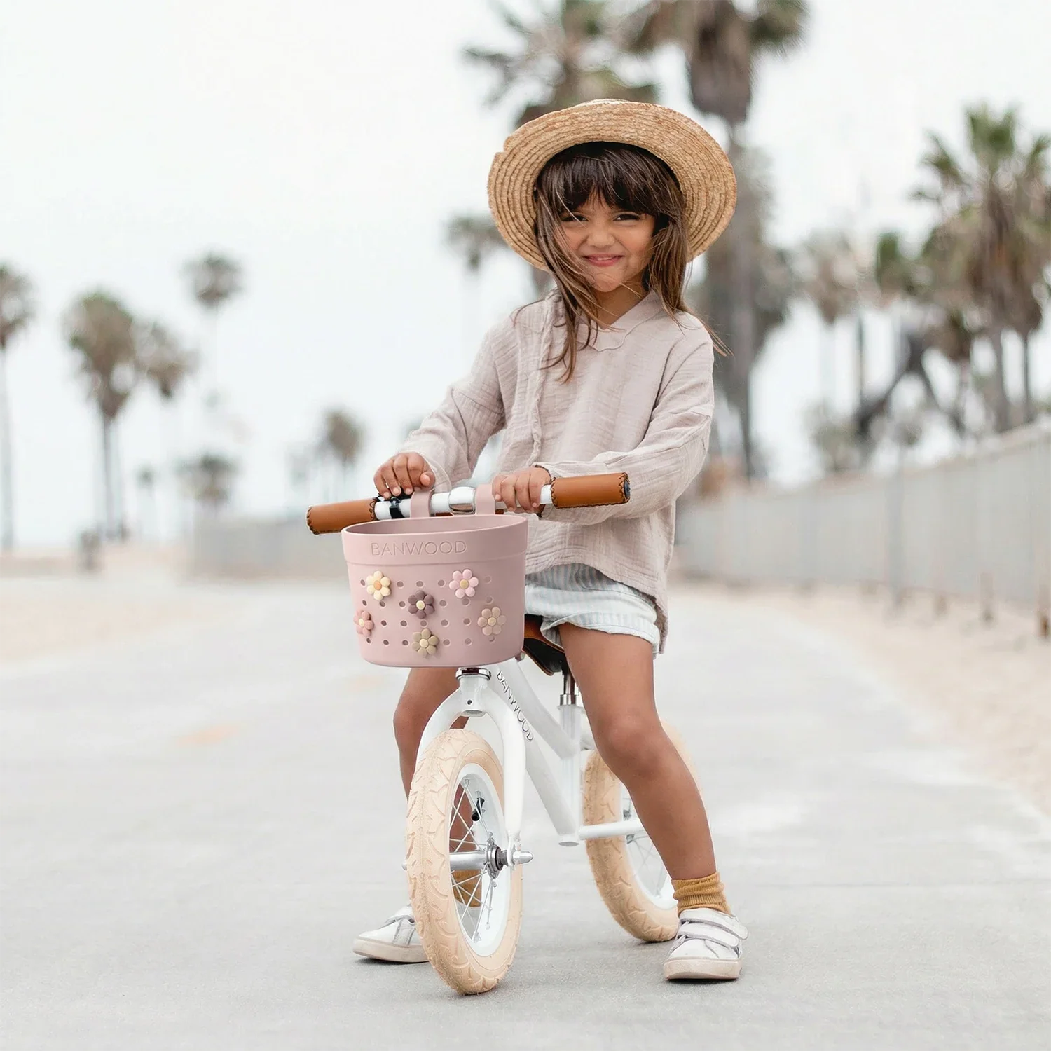 PIN & RIDE BASKET BANWOOD - FADED PINK