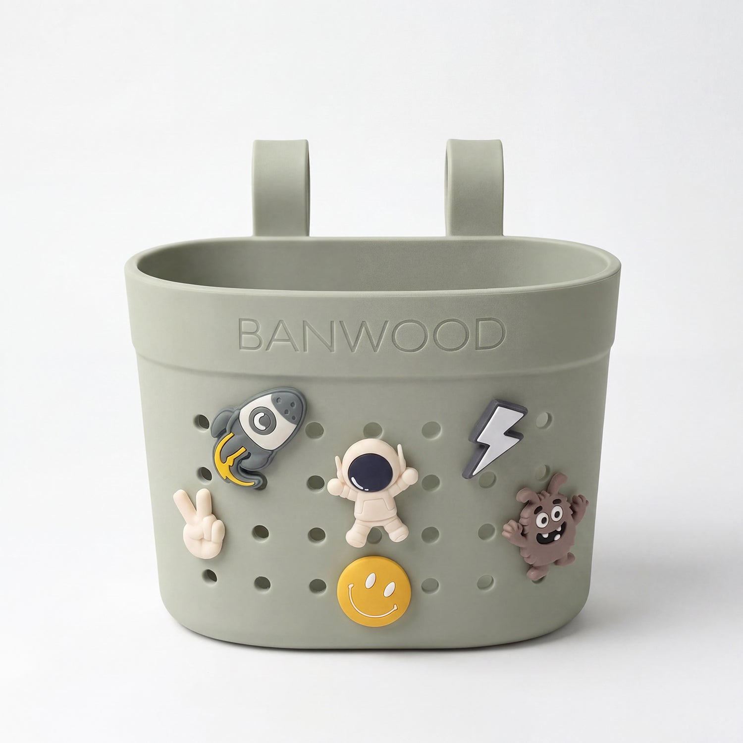 PIN & RIDE BASKET BANWOOD - OLIVE