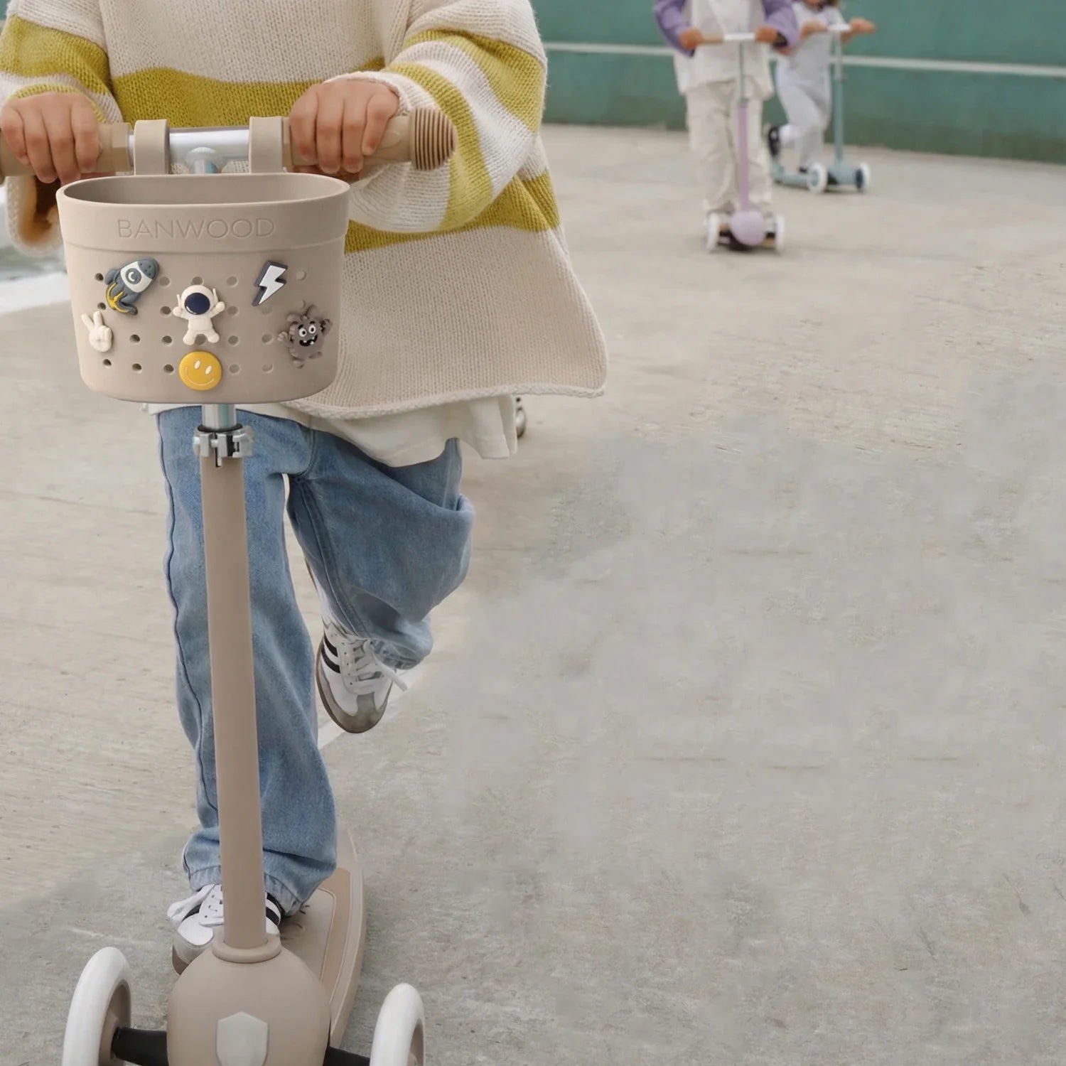 PIN & RIDE BASKET BANWOOD - SAND