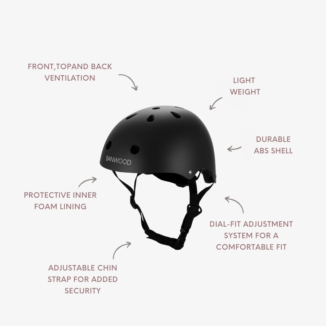 BANWOOD CLASSIC HELMET - MATTE BLACK
