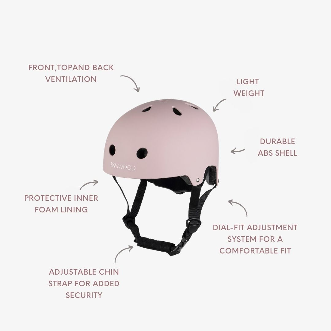 Classic Helmet Banwood - Matte Dustypink St
