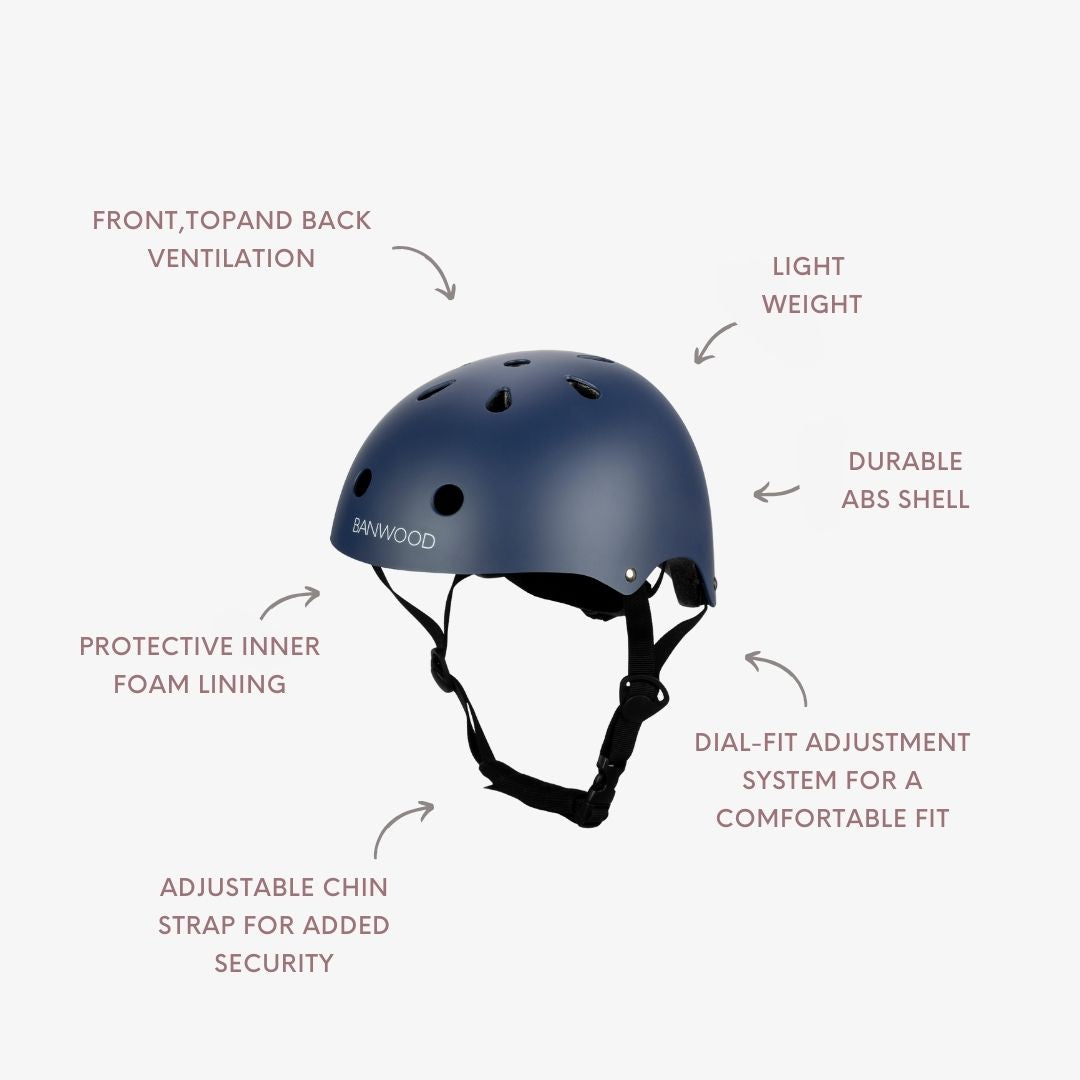 Kids Helmet - Matte Navy