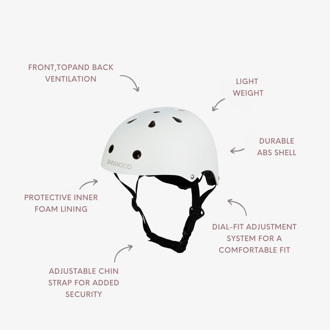 BANWOOD CLASSIC HELMET - MATTE WHITE