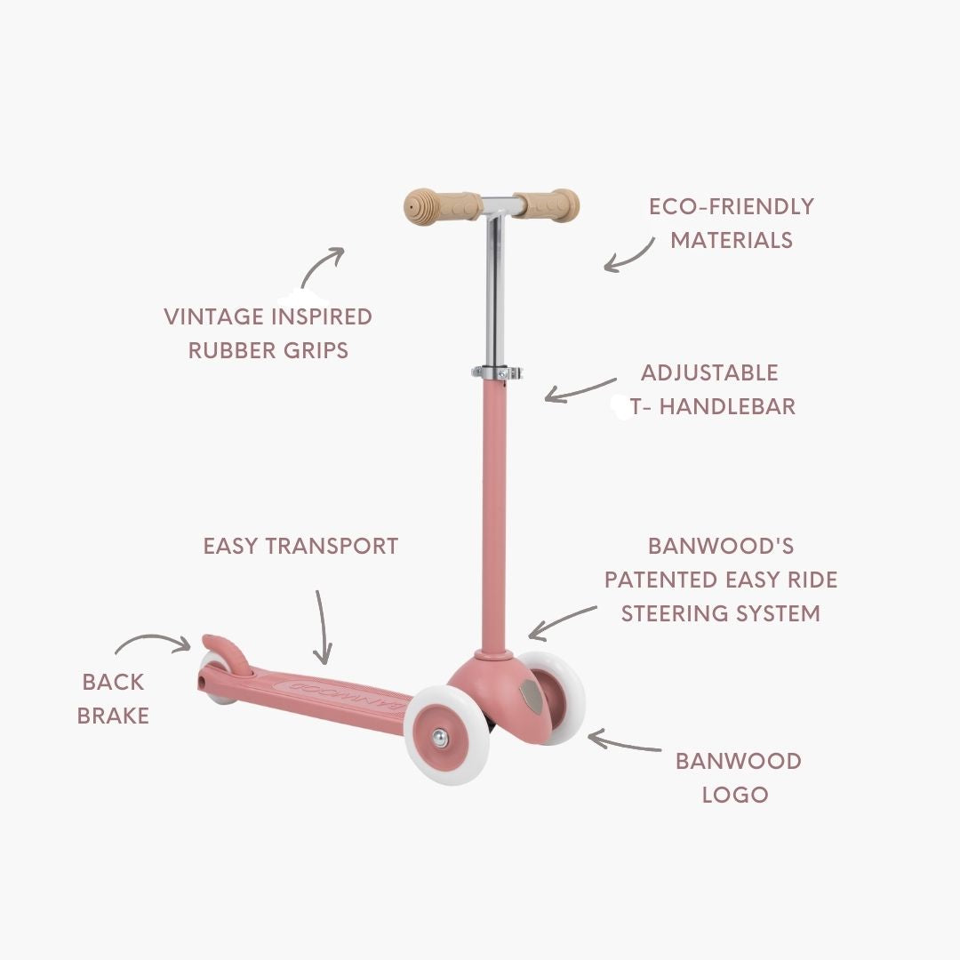 BANWOOD ECO SCOOTER RASPBERRY ST