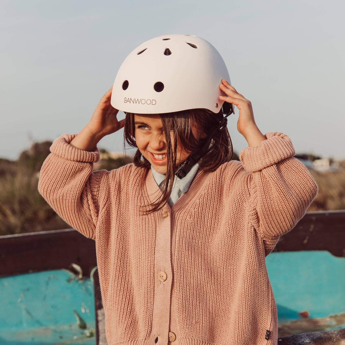 Kids Helmet - Matte Pink
