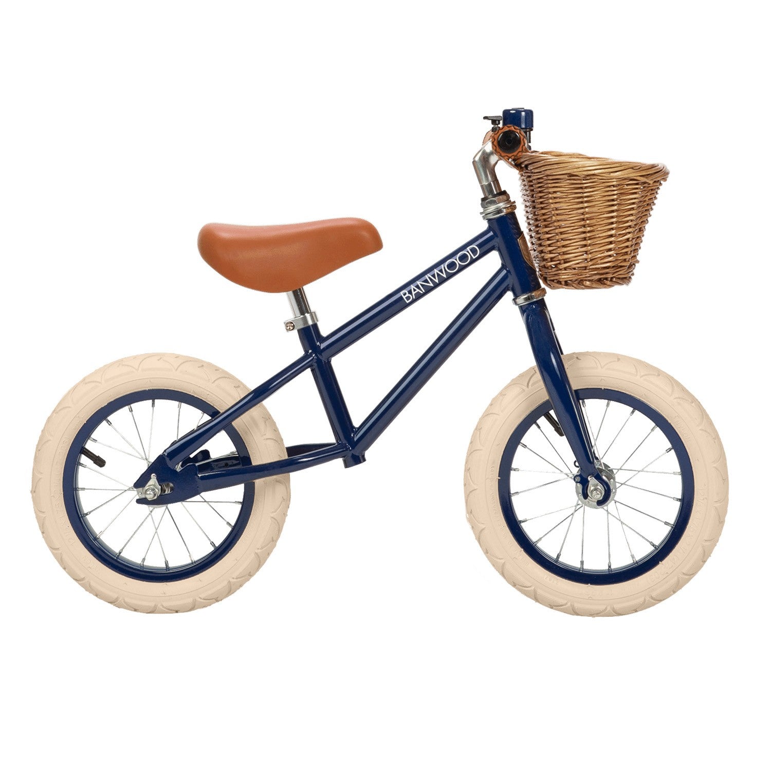 Kids Push Bike Blue Balance Bike Vintage Bicycles