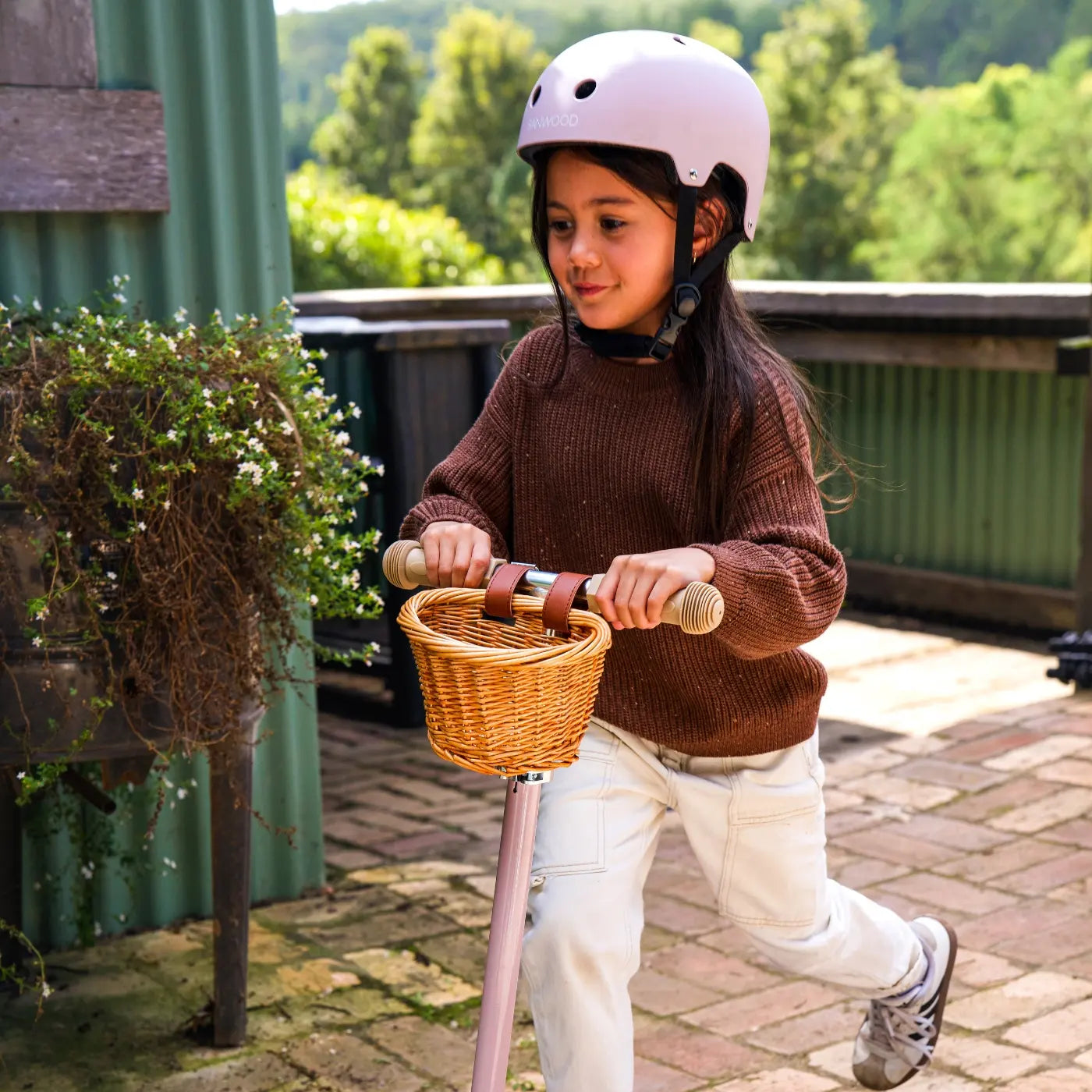 Classic Helmet Banwood - Matte Dustypink