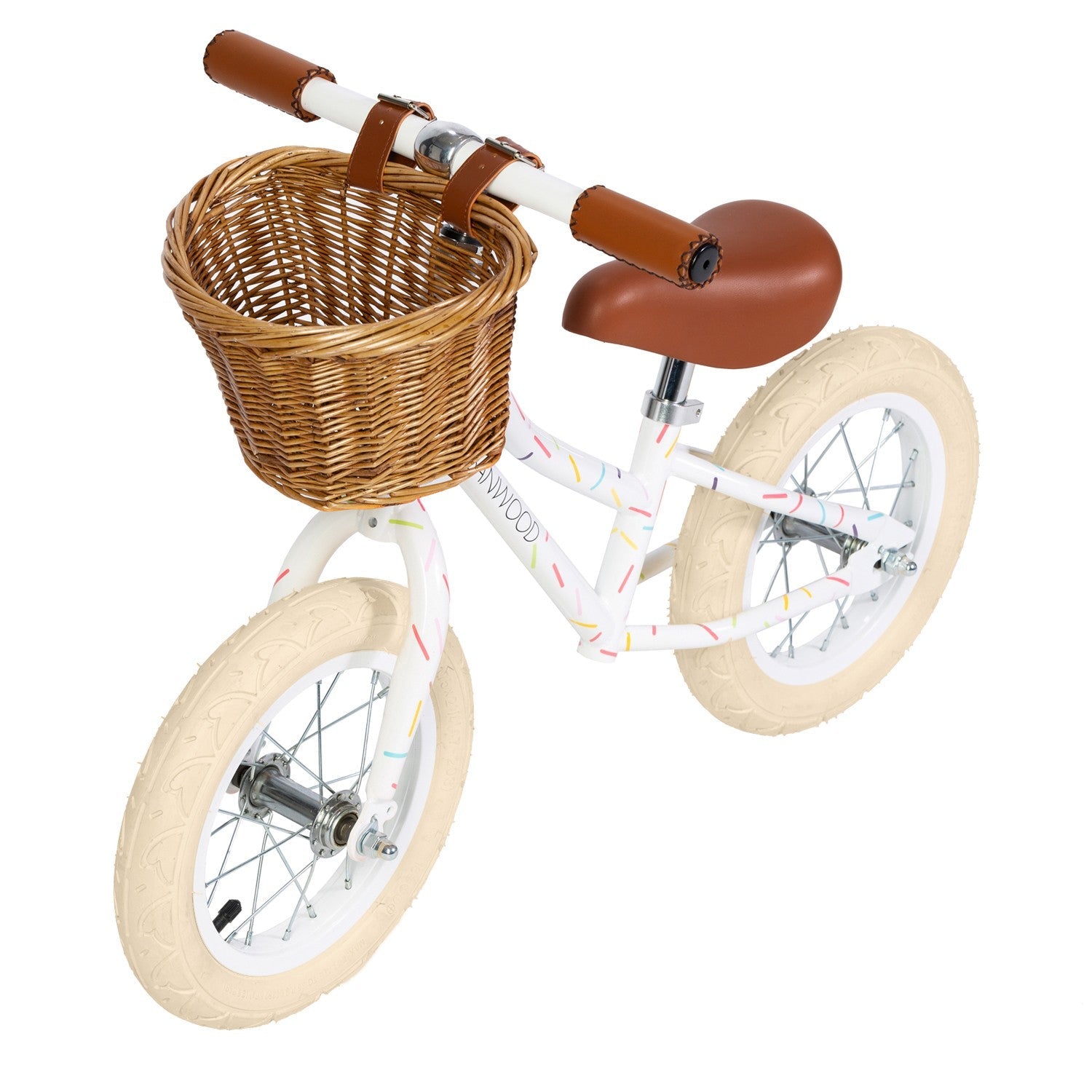 Balance Bike + Helmet Marest - Allegra White
