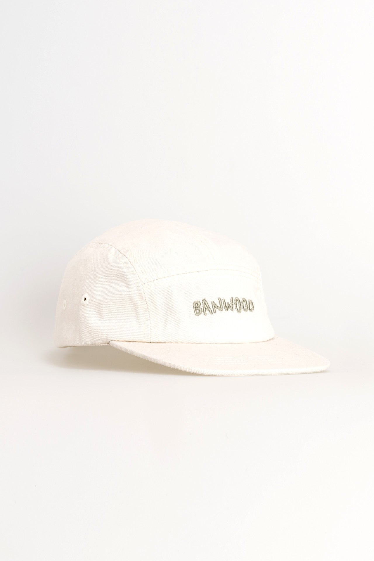 Banwood Washed 5 Panel Cap - Cream