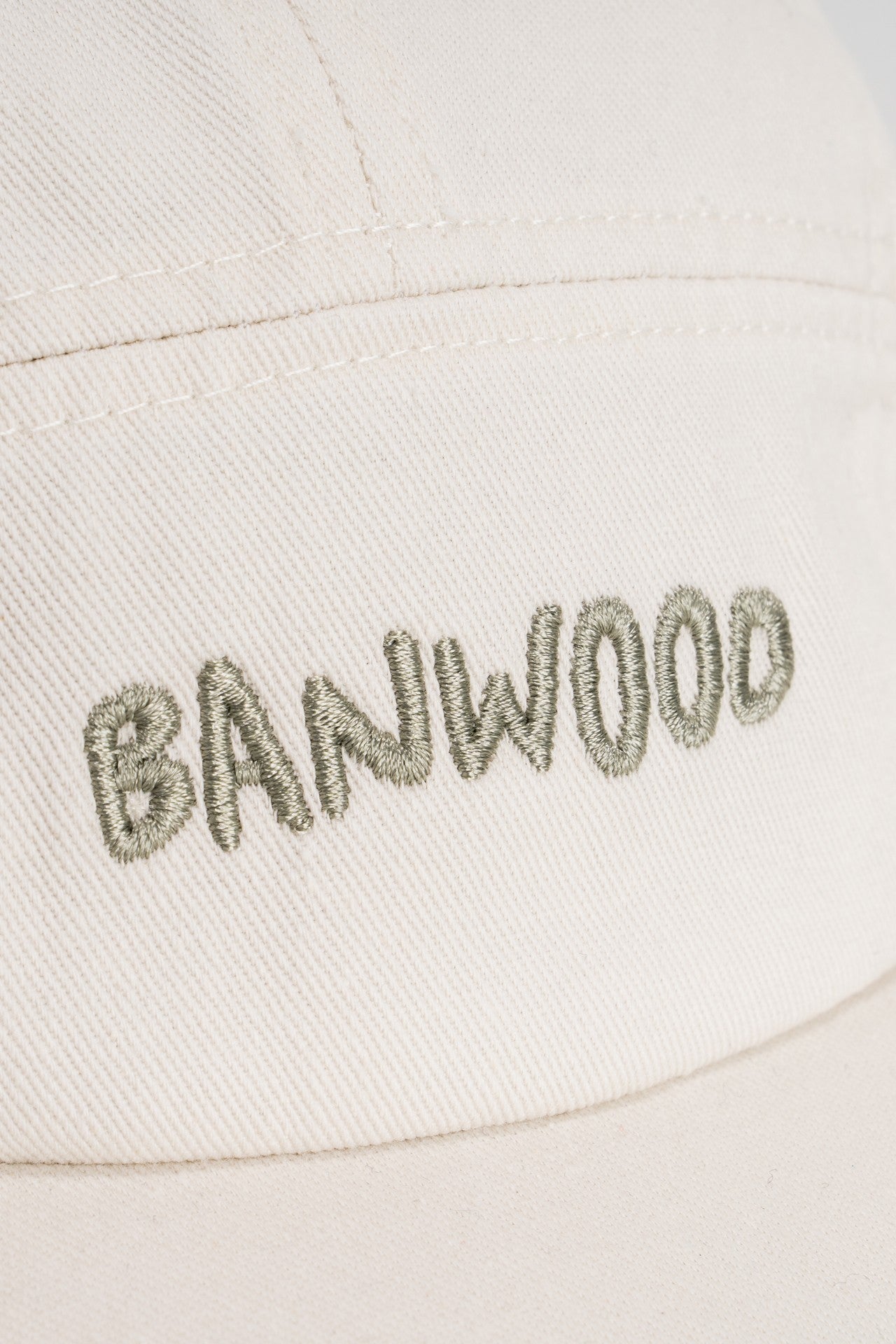 Banwood Washed 5 Panel Cap - Cream