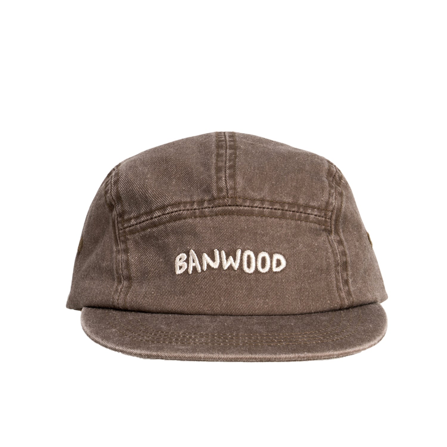 Banwood Washed 5 Panel Cap - Brown