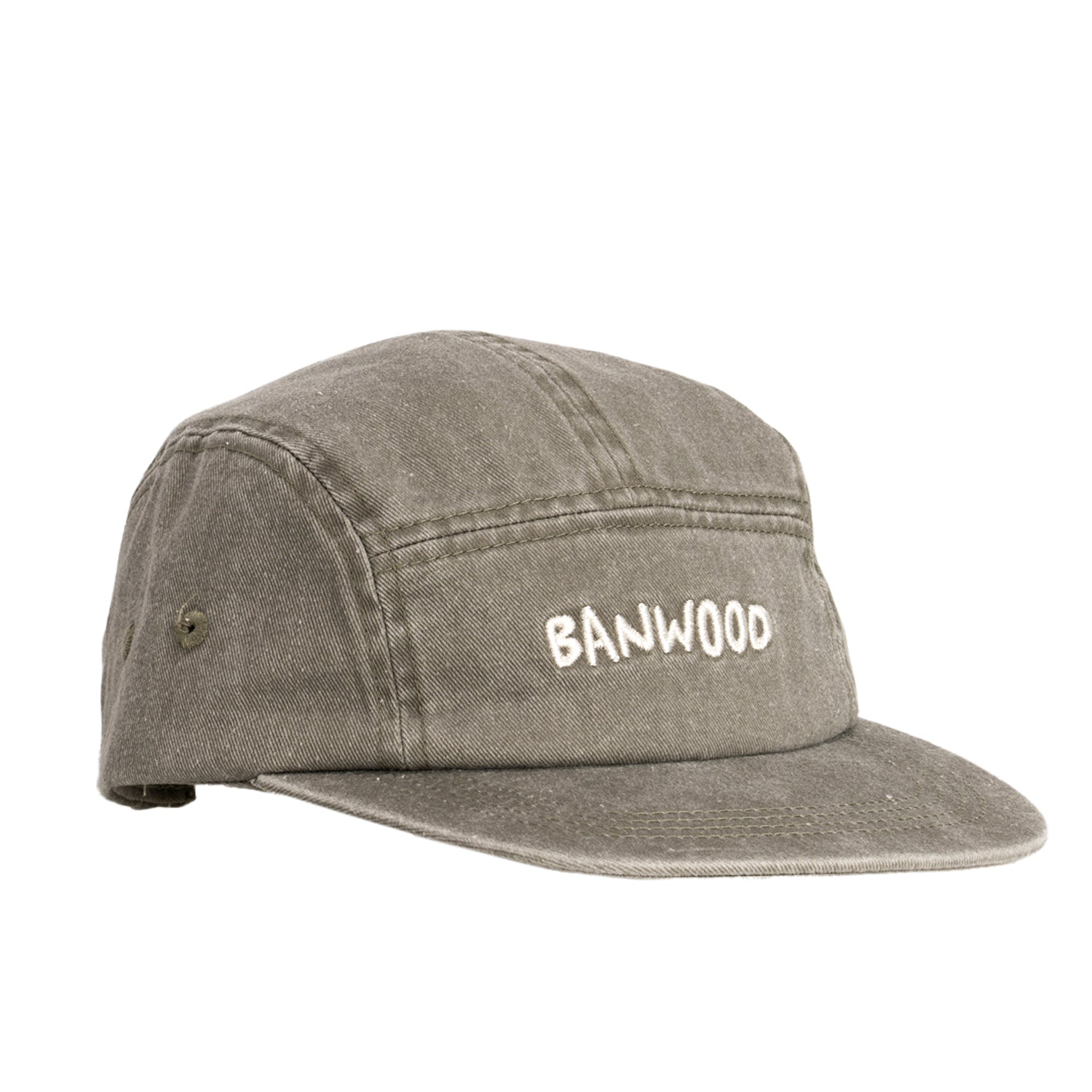 Banwood Washed 5 Panel Cap - Sage