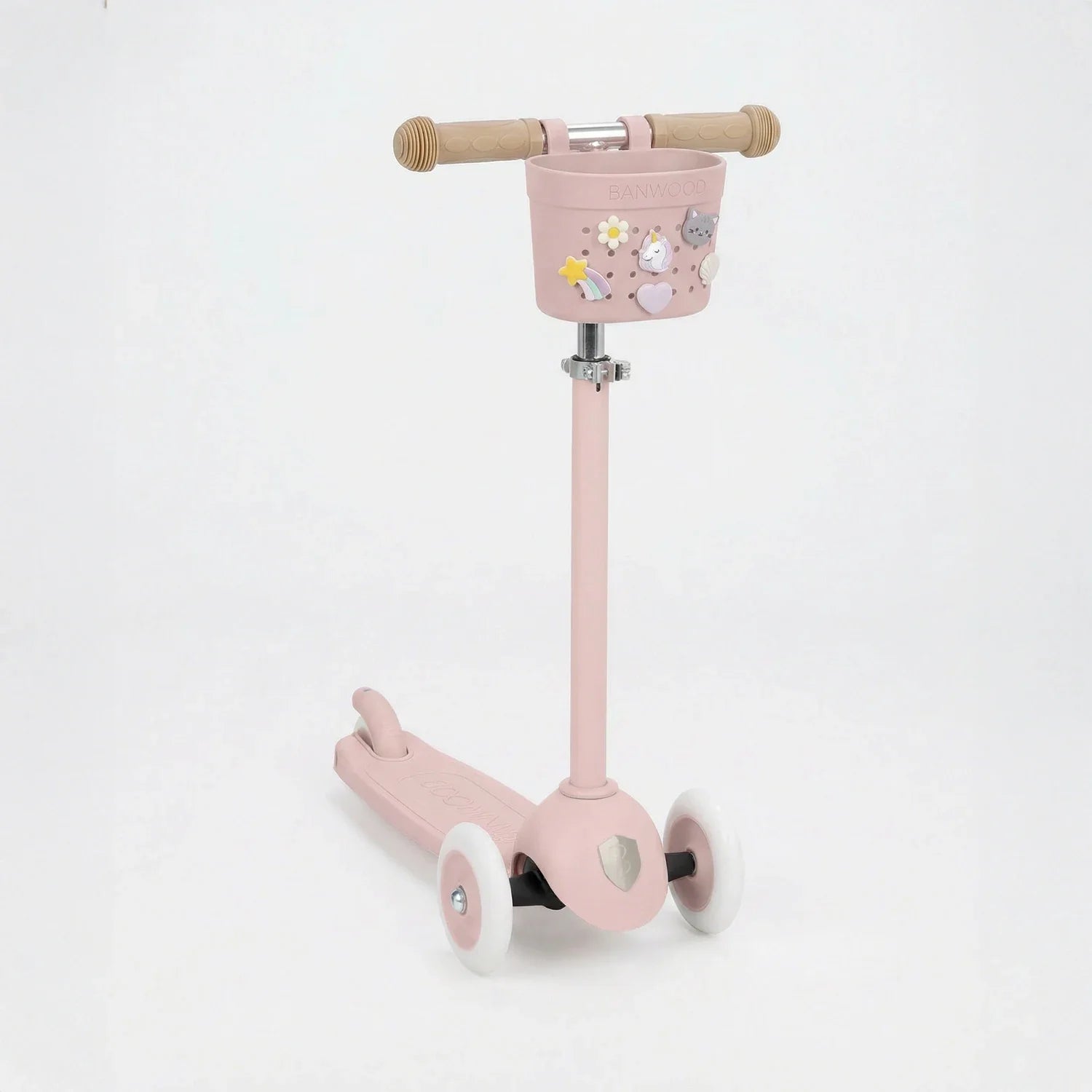 PIN & RIDE BASKET BANWOOD - FADED PINK