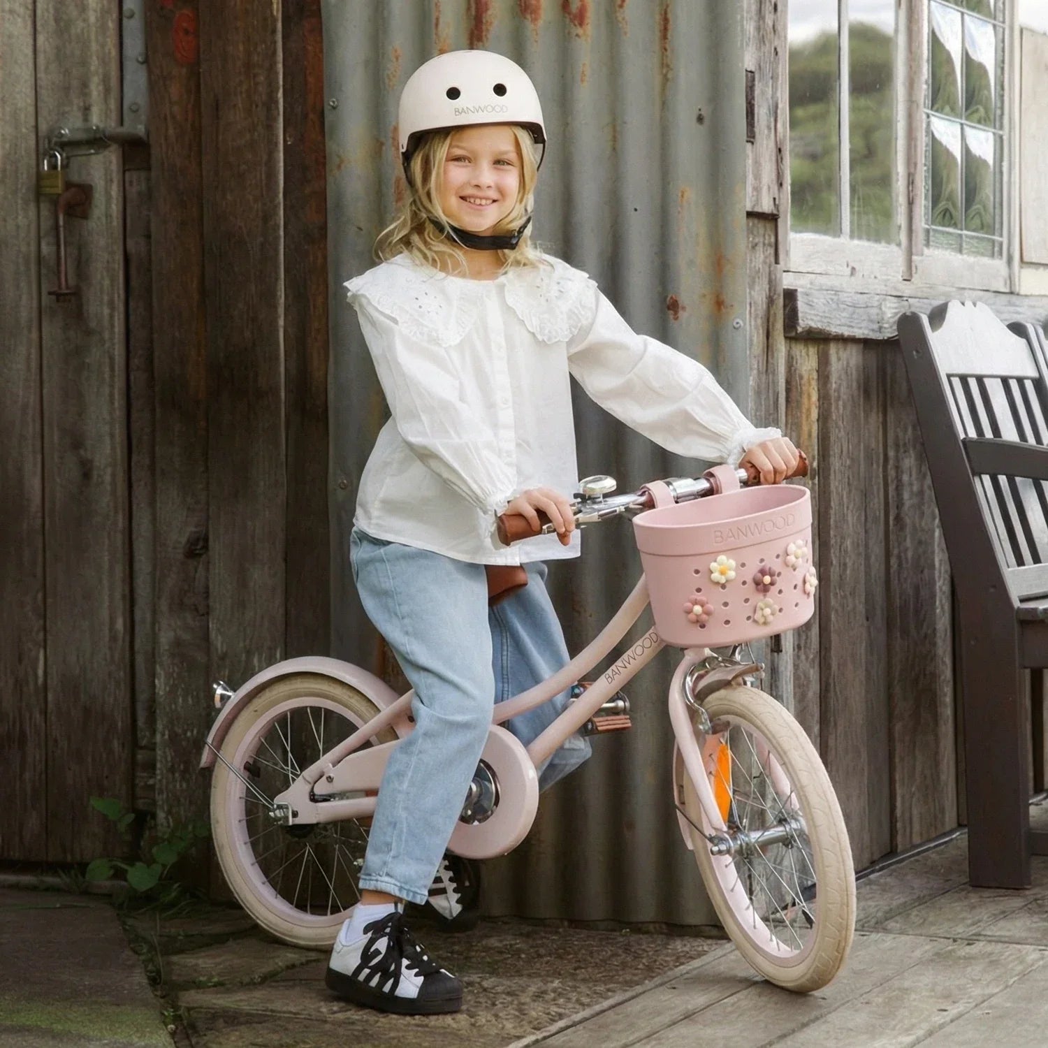 PIN & RIDE BASKET BANWOOD - FADED PINK