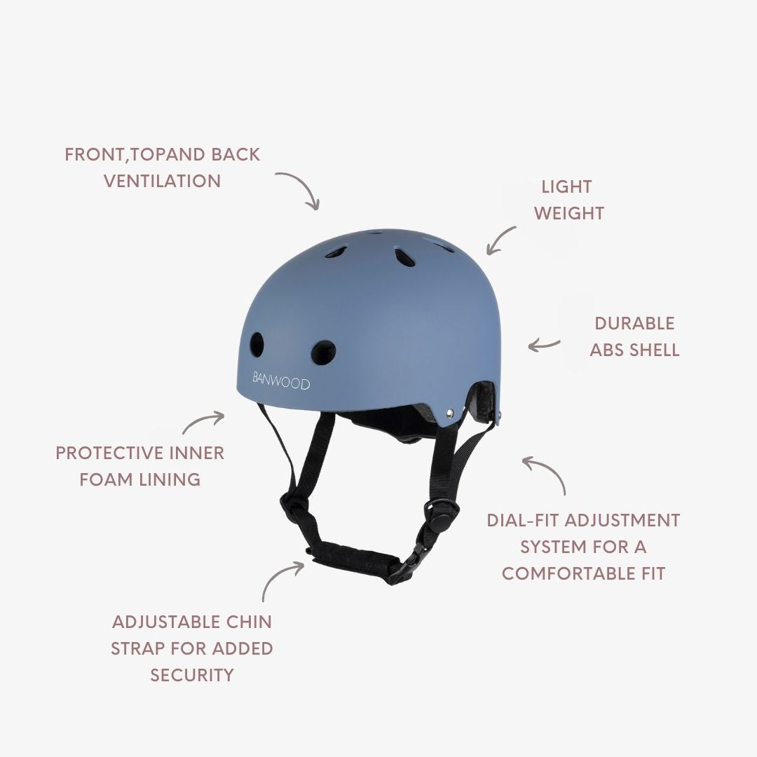 Classic Helmet Banwood - Matte Blue St