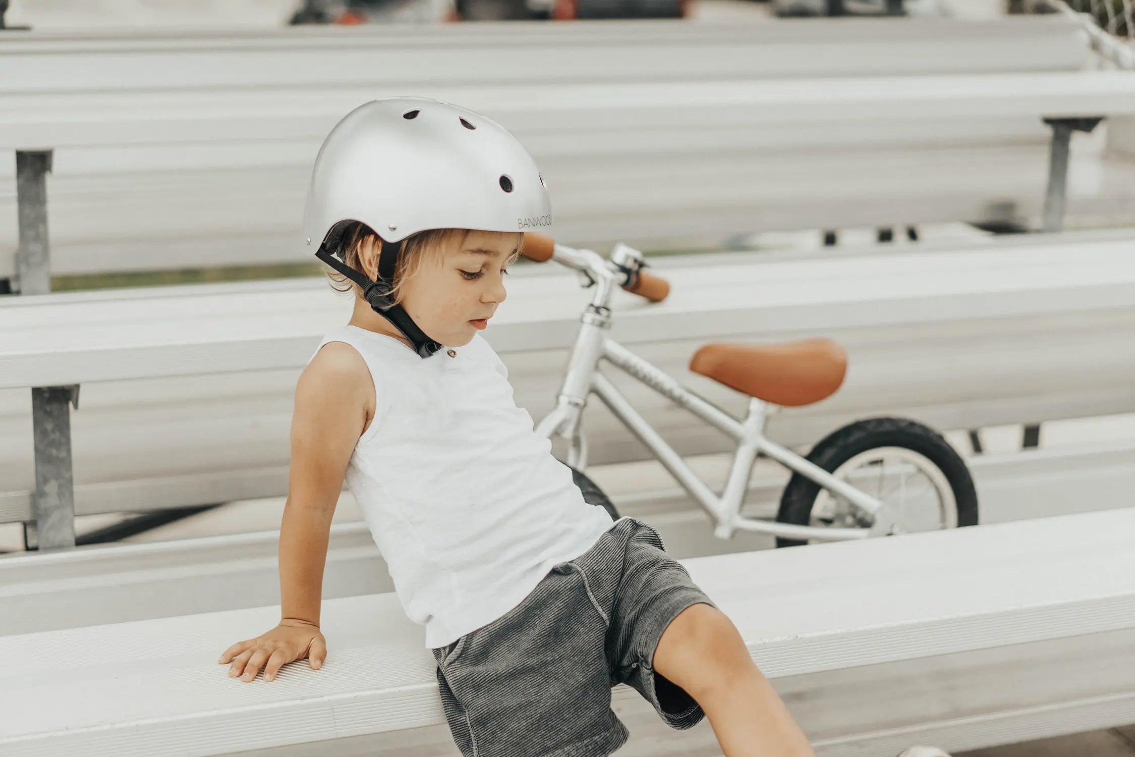 Kids Helmet - Chrome