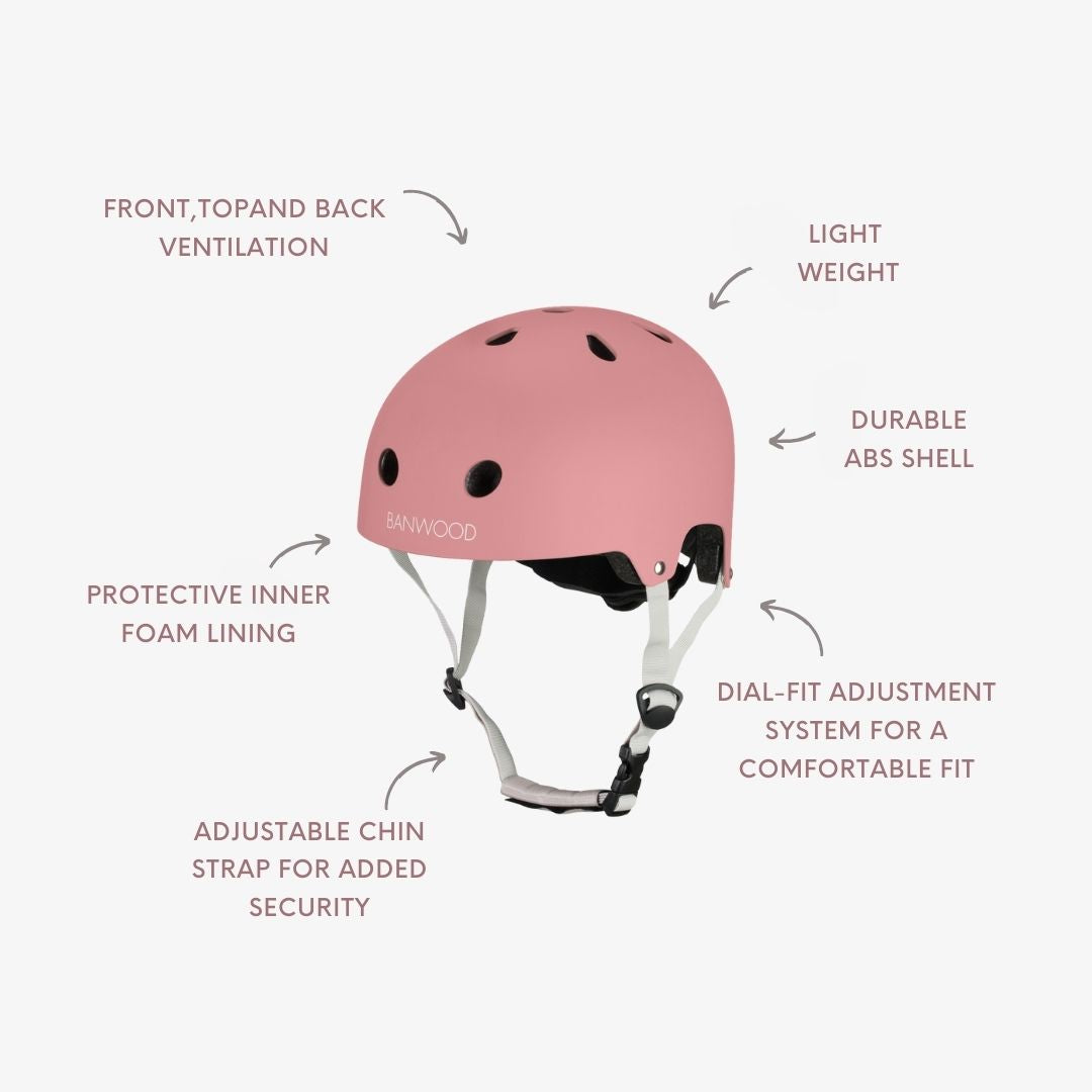 BANWOOD HELMET RASPBERRY  ST
