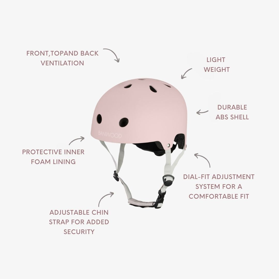 BANWOOD HELMET FADED PINK  ST