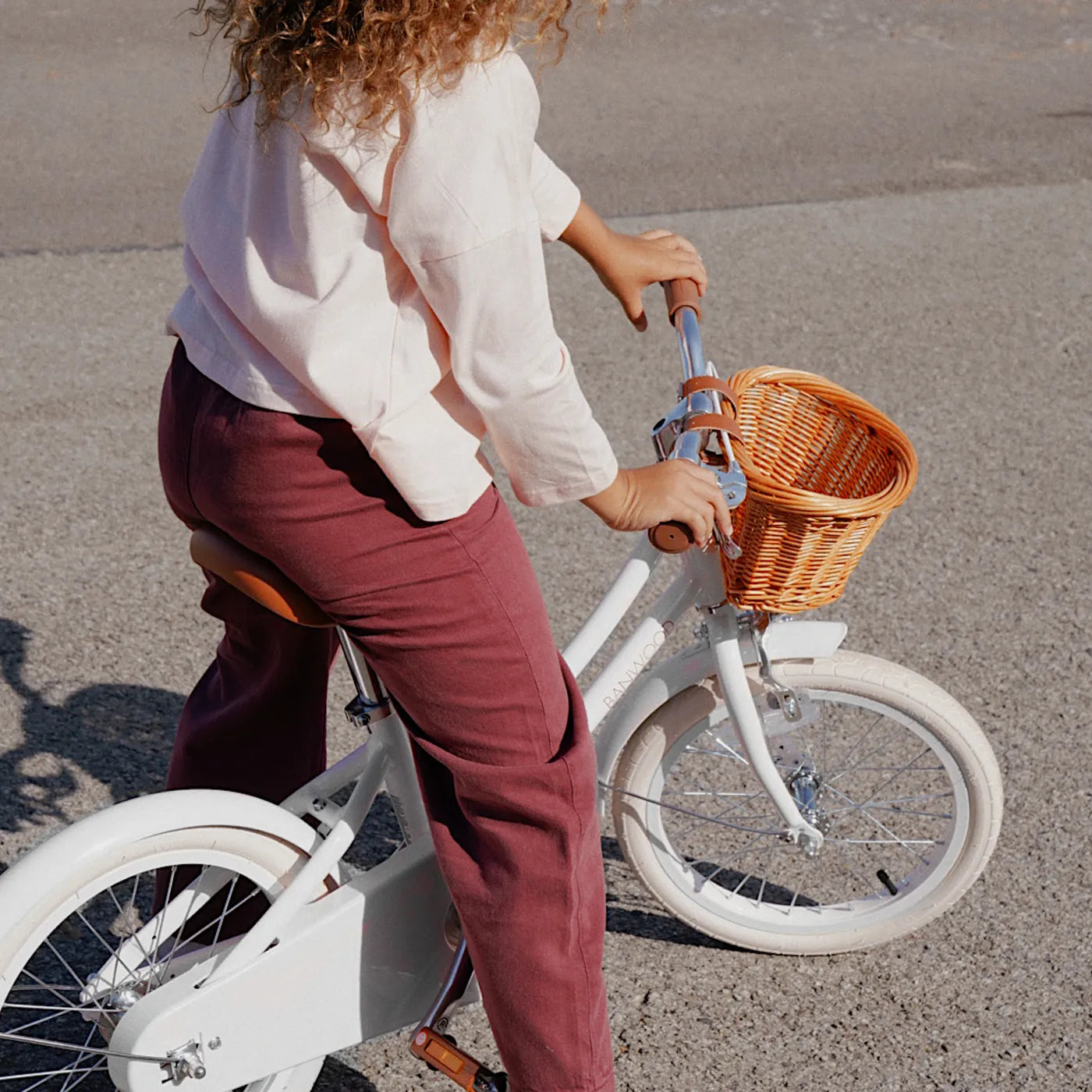 BANWOOD CLASSIC BIKE 16" VINTAGE - WHITE