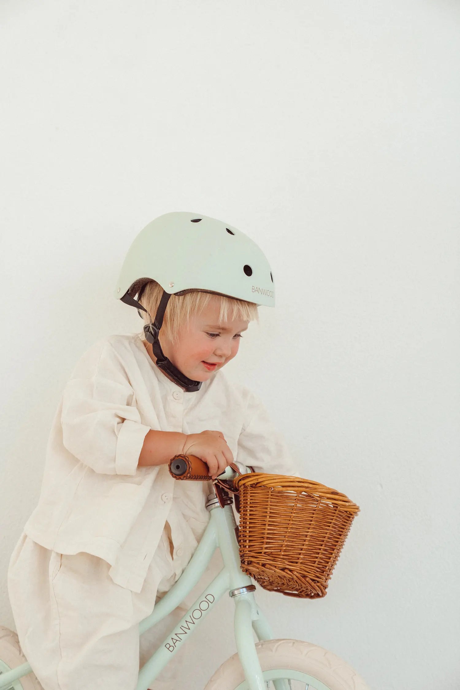 Kids Helmet - Matte Pale Mint