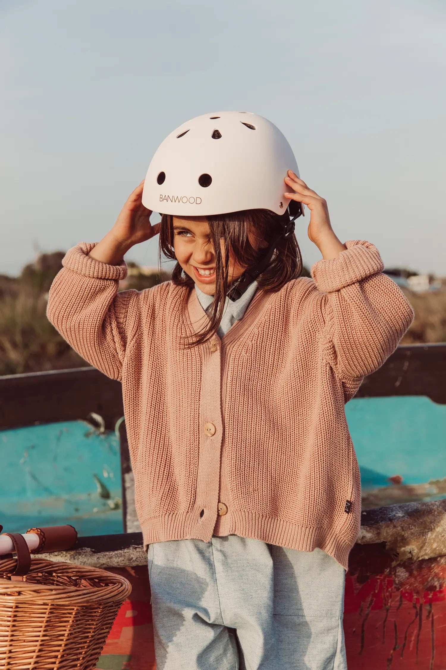 Kids Helmet - Bonton R Matte Pink