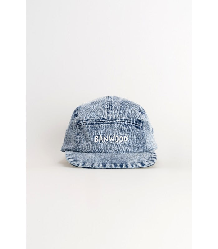 Banwood Washed 5 Panel Cap - Denim