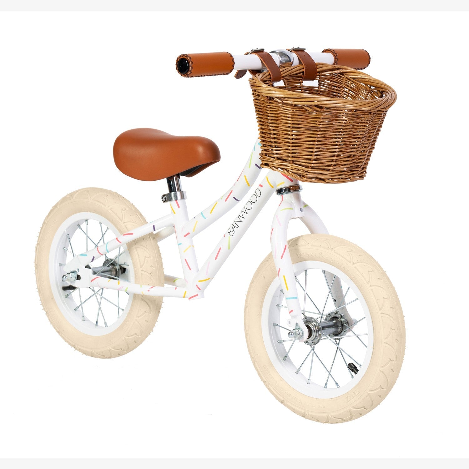 Balance Bike + Helmet  Marest - Allegra White